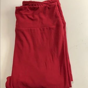 Lularoe red leggings